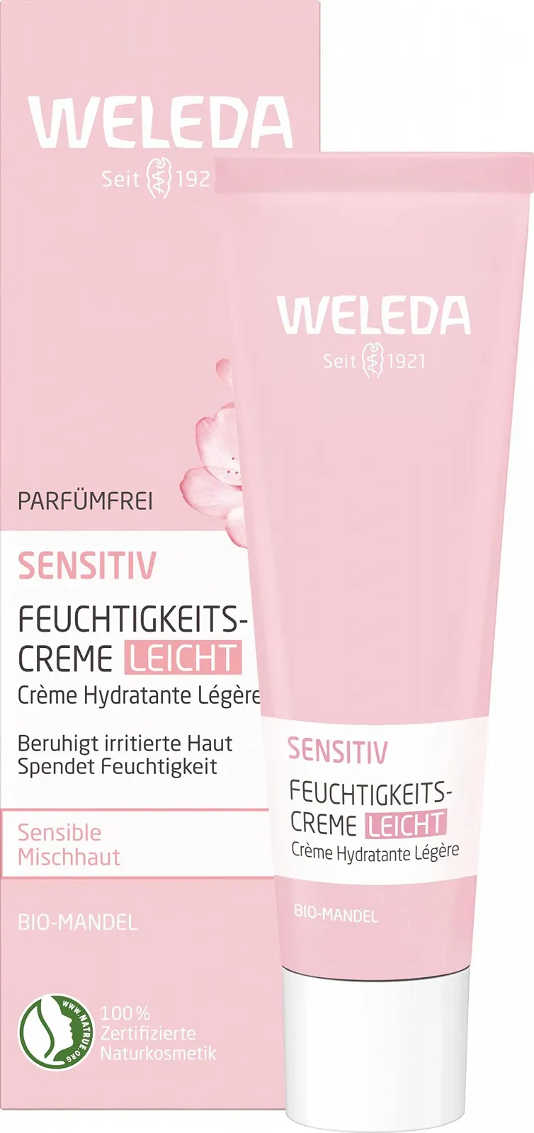 Зволожуючий денний крем Weleda Almond Soothing для чутливої комбінованої шкіри 30 мл, фото №1 Зволожуючий денний крем Weleda Almond Soothing для чутливої комбінованої шкіри 30 мл, фото №1