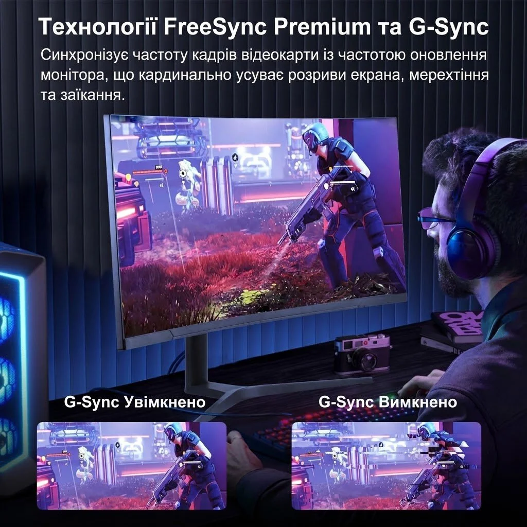 Монітор 34" Prechen HD-340 2К VA 165 Гц, фото №5