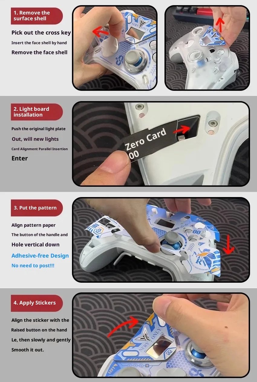 Наклейки Hollow Knight для геймпада FlyDigi APEX 5, фото №10 Наклейки Hollow Knight для геймпада FlyDigi APEX 5, фото №10