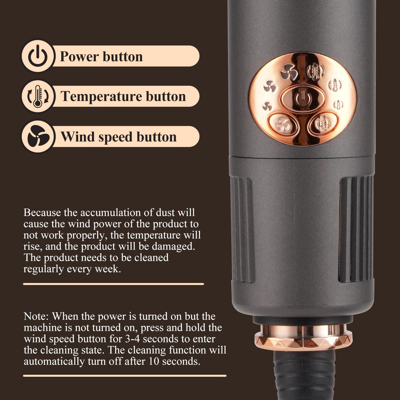 Стайлер BESTBOMG Air Styler 6-в-1 1400 Вт с насадками, фото №3 Стайлер BESTBOMG Air Styler 6-в-1 1400 Вт с насадками, фото №3