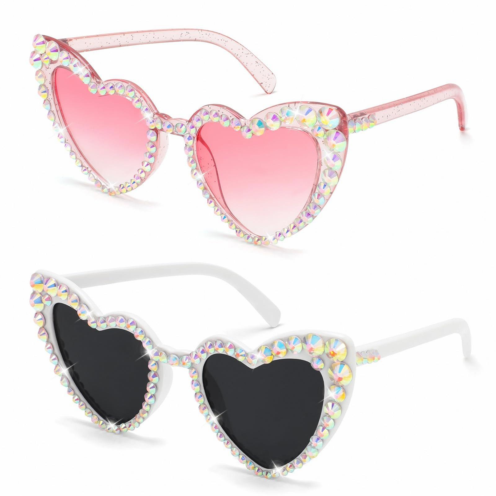 Солнцезащитные очки Сердце Белое, фото №8