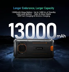 Смартфон Blackview BV6200 Pro Rugged 6,56" HD+ 18ГБ RAM 128ГБ 13000мАч Green synthetic.ua - Фото 1