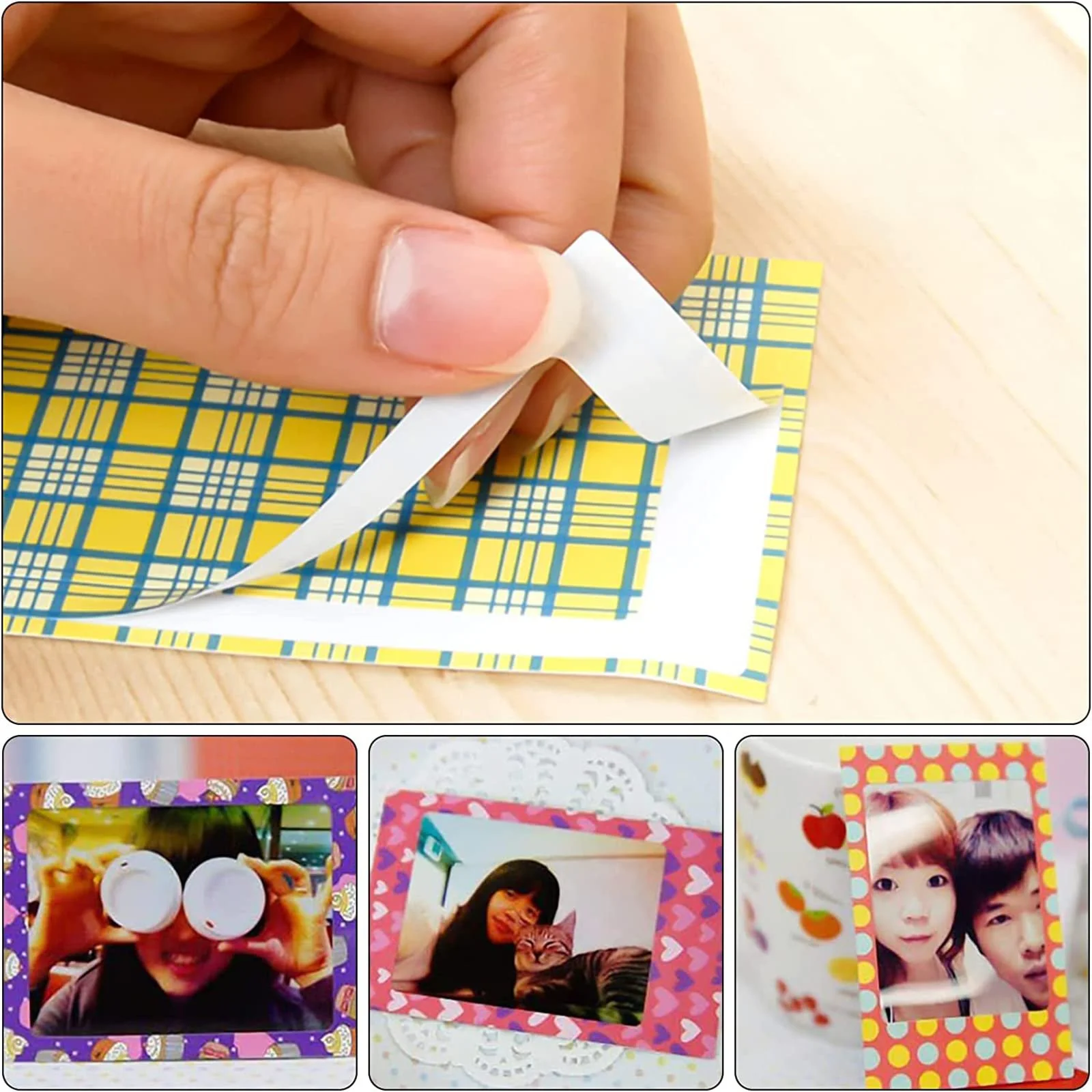 Набір наклейок для фото Pack of 140 7 стилів для Fujifilm Instax Mini 11 9 8 70 7s, фото №3
