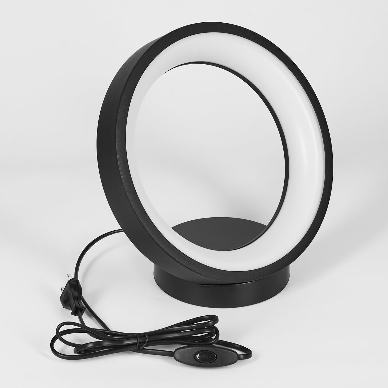 Світлодіодна настільна лампа HOFSTEIN Delor Smart Home RGB CCT метал/пластик Чорна/Біла, фото №9