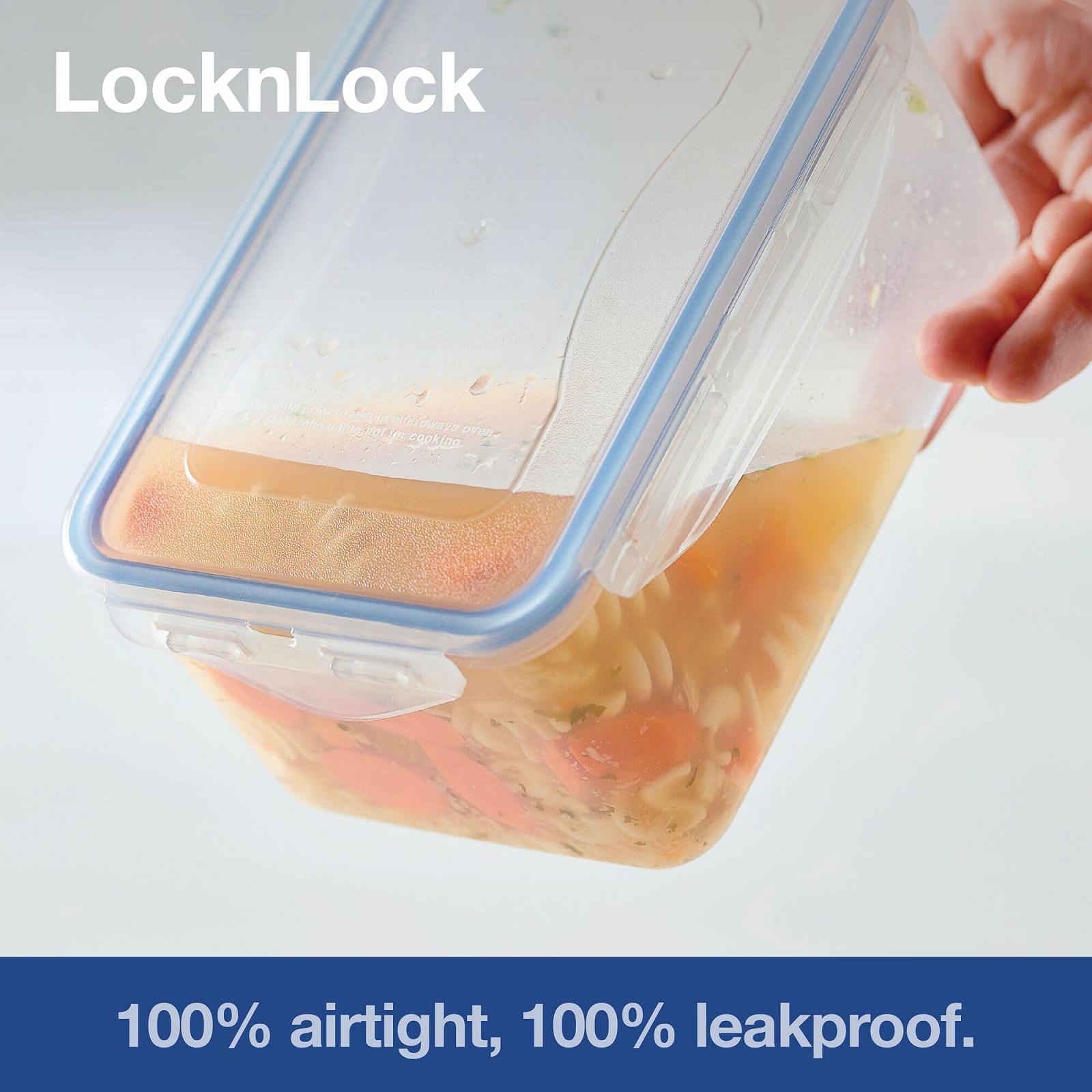 Ємності для зберігання LocknLock 5 x 1 л прямокутні пластикові герметичні, фото №3