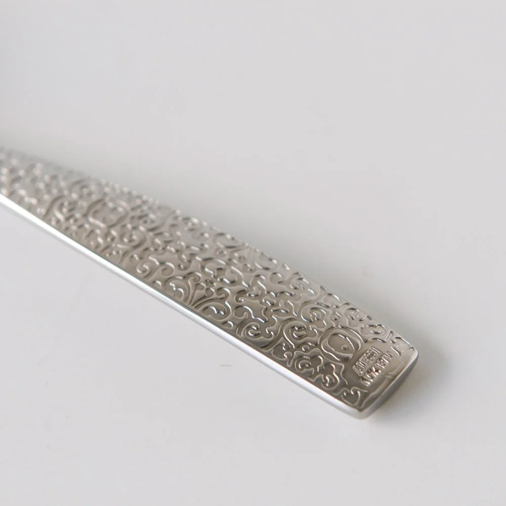 Десертна ложка Alessi, нержавіюча сталь 18/10, дзеркальна поліровка, срібна, фото №3