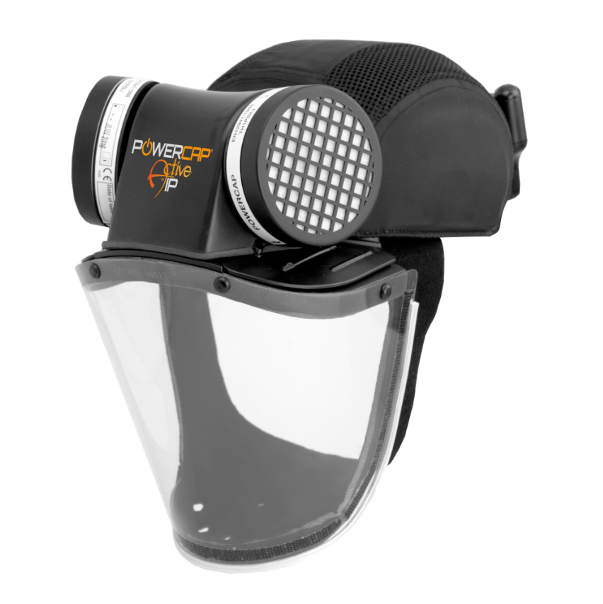 Повнолицева маска-респіратор JSP Powercap Active IP Black, фото №1 Повнолицева маска-респіратор JSP Powercap Active IP Black, фото №1