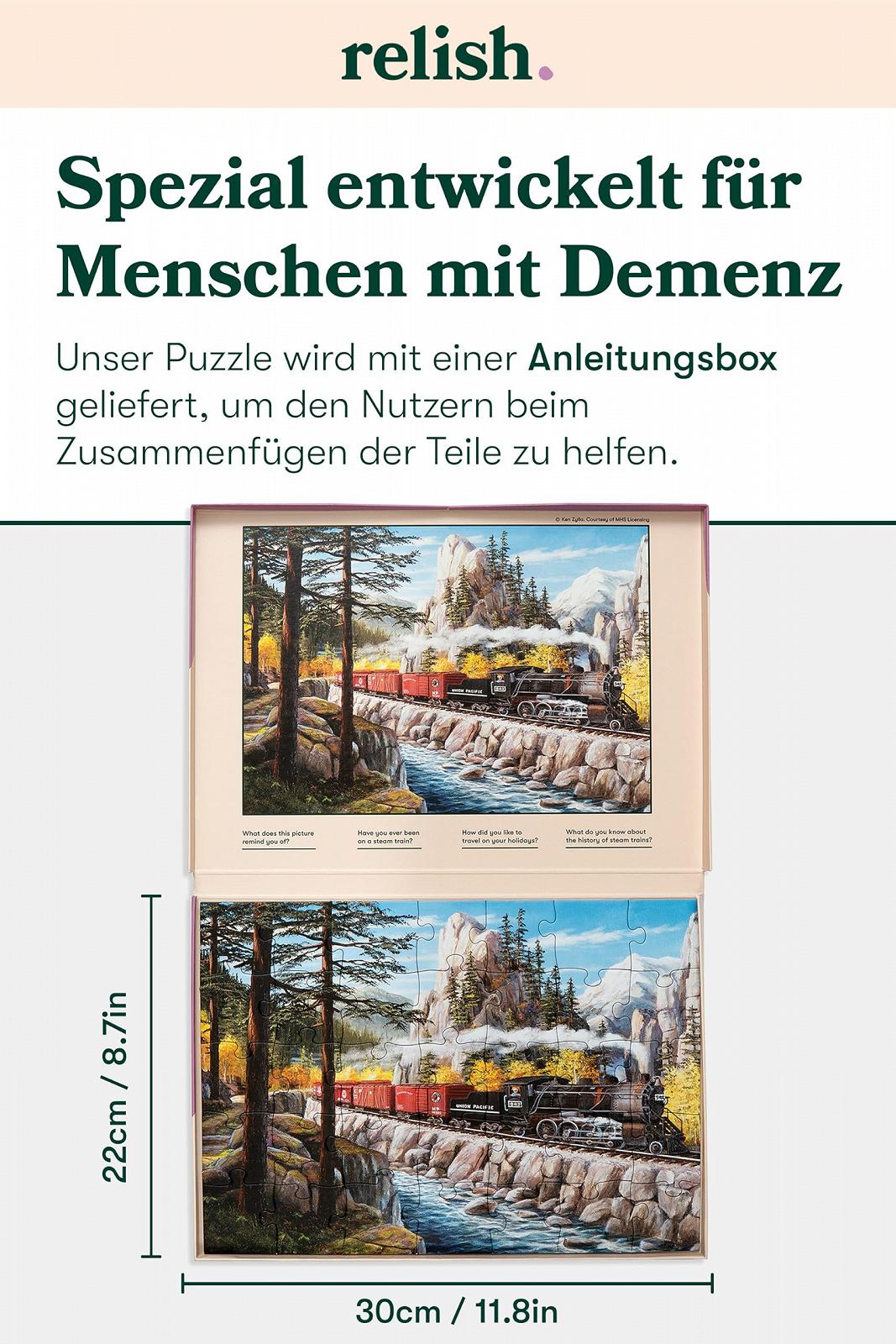 Пазл Relish Steam Train 35 деталей, фото №6 Пазл Relish Steam Train 35 деталей, фото №6