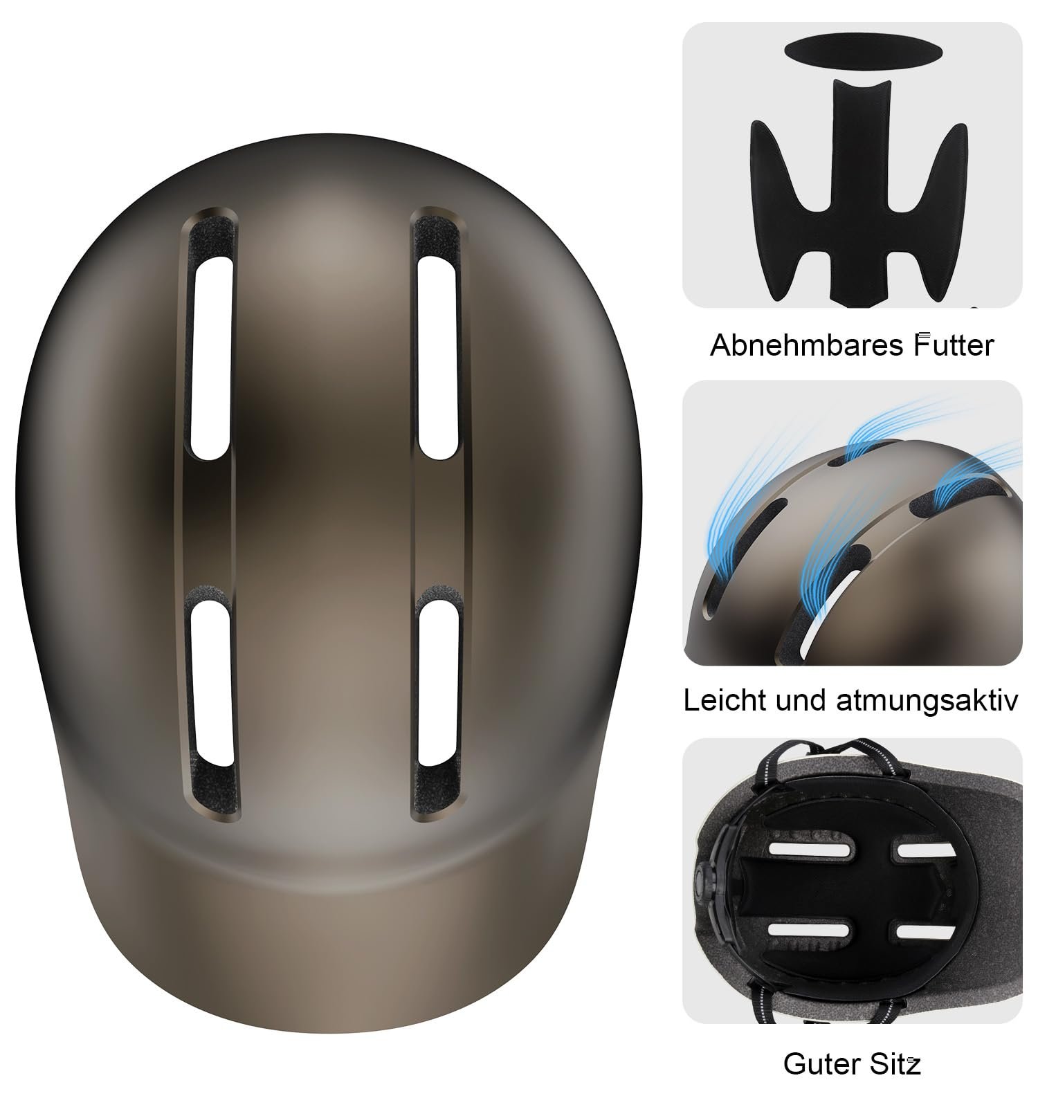 Шолом Велосипедний KINGLEAD Urban Commuter, регульований, фото №2