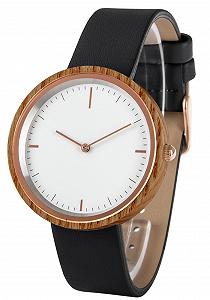 Годинник жіночий Zeit-Bar Slim Line Дерев'яний корпус Ремінець - Фото 1