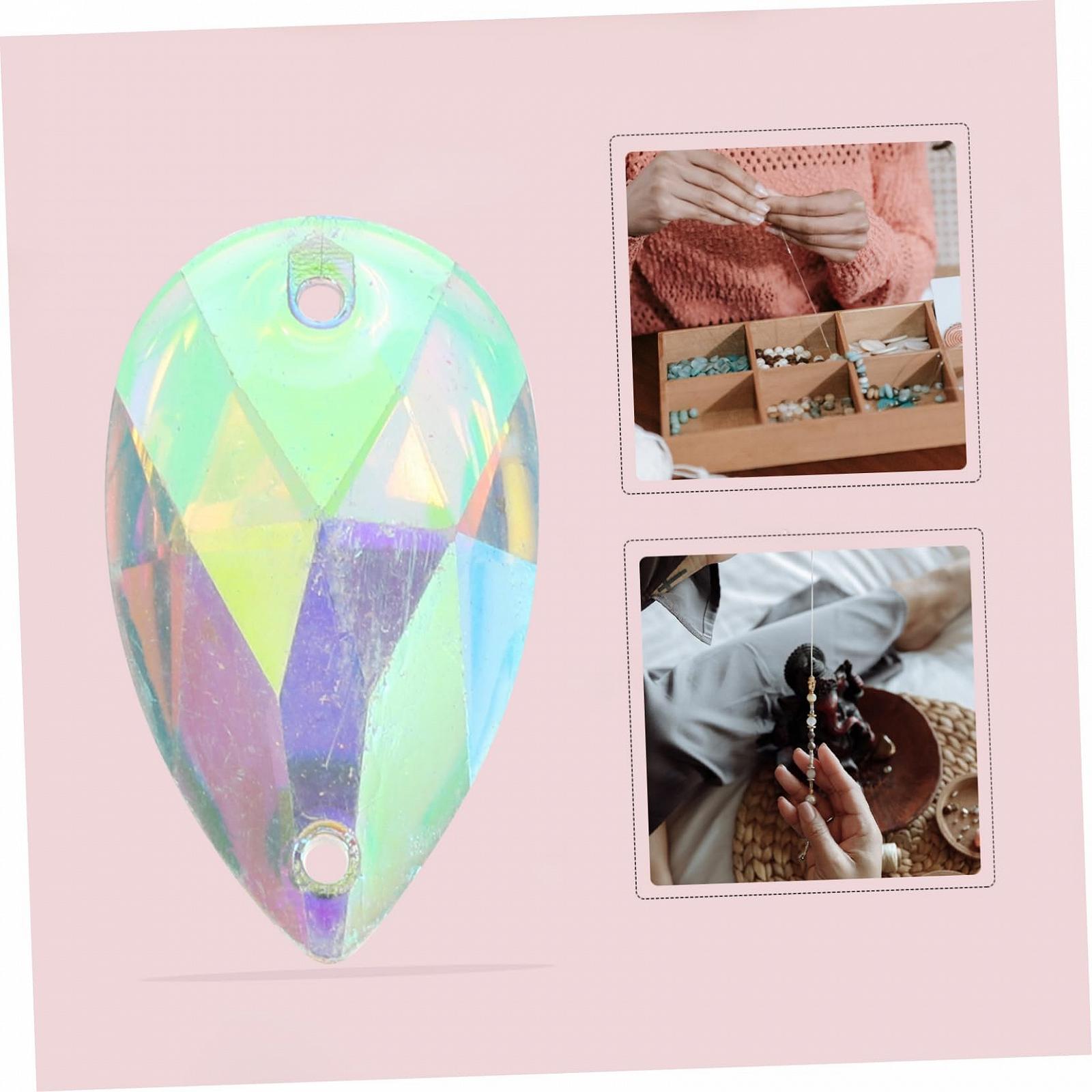 Стразы Healeved Каплевидные Плоская задняя часть 7 x 12 мм, фото №4