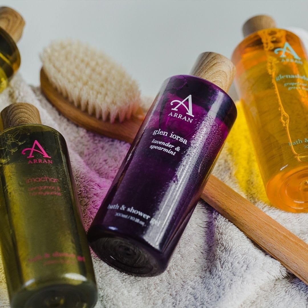 Гель для душу Arran Sense of Scotland Machrie з ароматом морської солі та кам'яної троянди 300 мл, фото №7