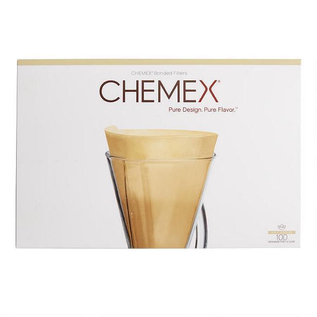 Фильтры для кемекса Chemex FP-2 Натуральные 100 шт, фото №2
