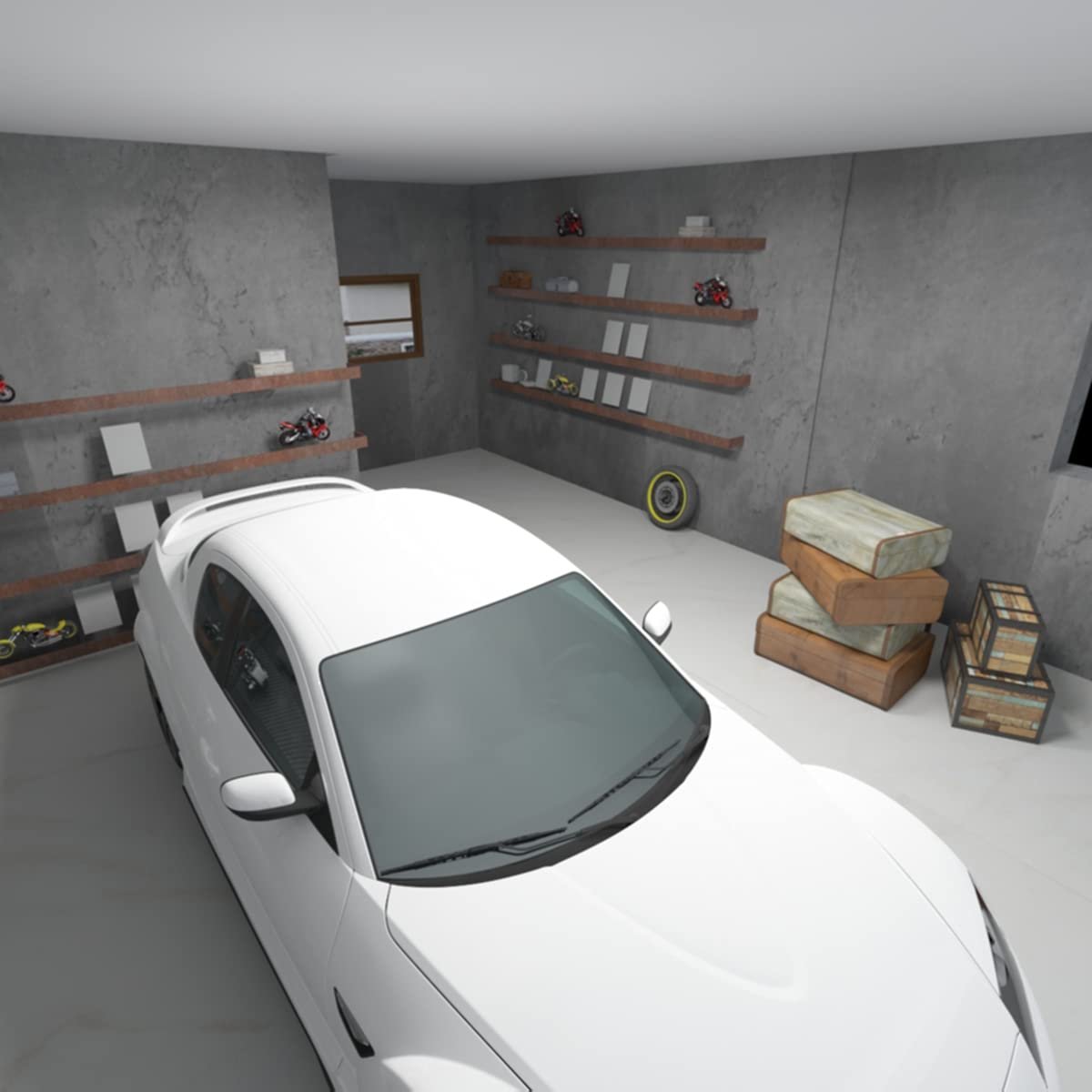 Самоклеящиеся обои TOTIO Бетон Цемент 80 см x 4 м Матовые Темно-серый, фото №8 Самоклеящиеся обои TOTIO Бетон Цемент 80 см x 4 м Матовые Темно-серый, фото №8