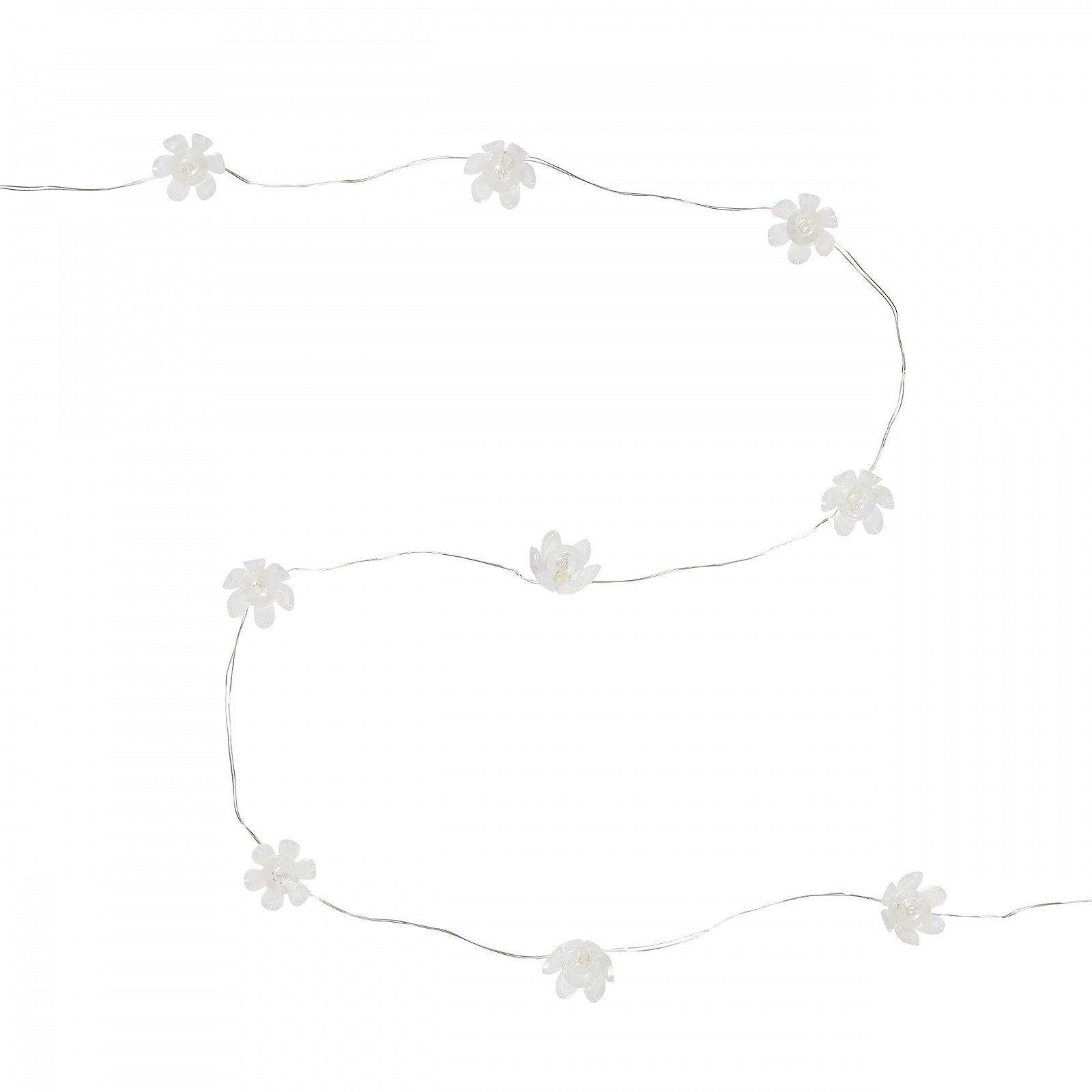 Гірлянда Lights4fun Lotus Flower Micro LED 20 теплих білих LED, фото №3