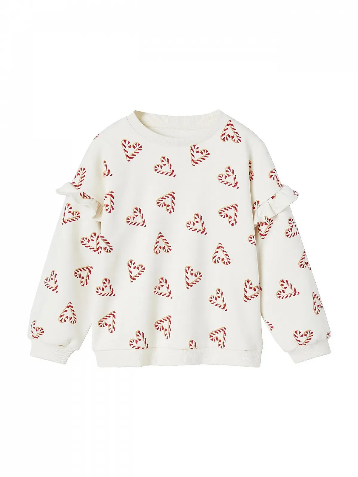 Дитяча святкова толстовка з оборками на рукавах Vertbaudet, фото №1