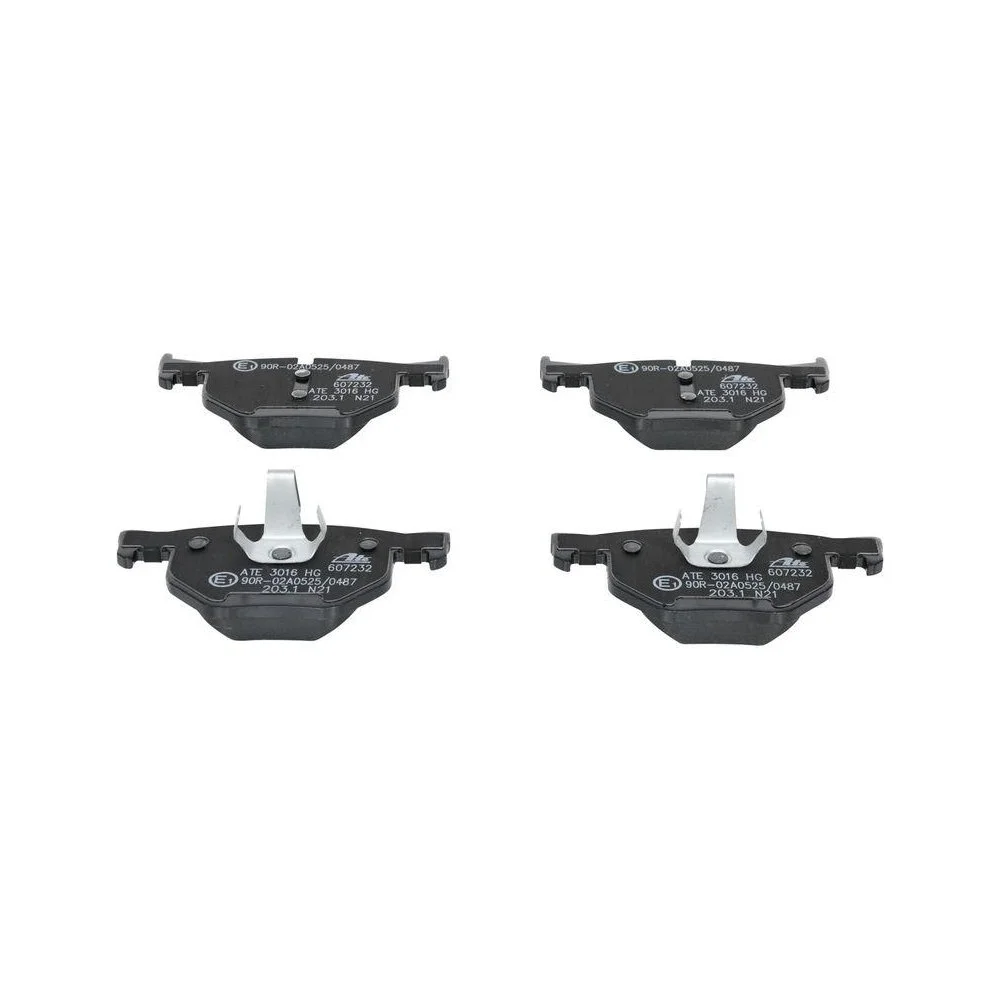 Комплект гальмівних колодок, дискове гальмо ATE 13.0460-7232.2 для BMW, задня вісь, фото №1