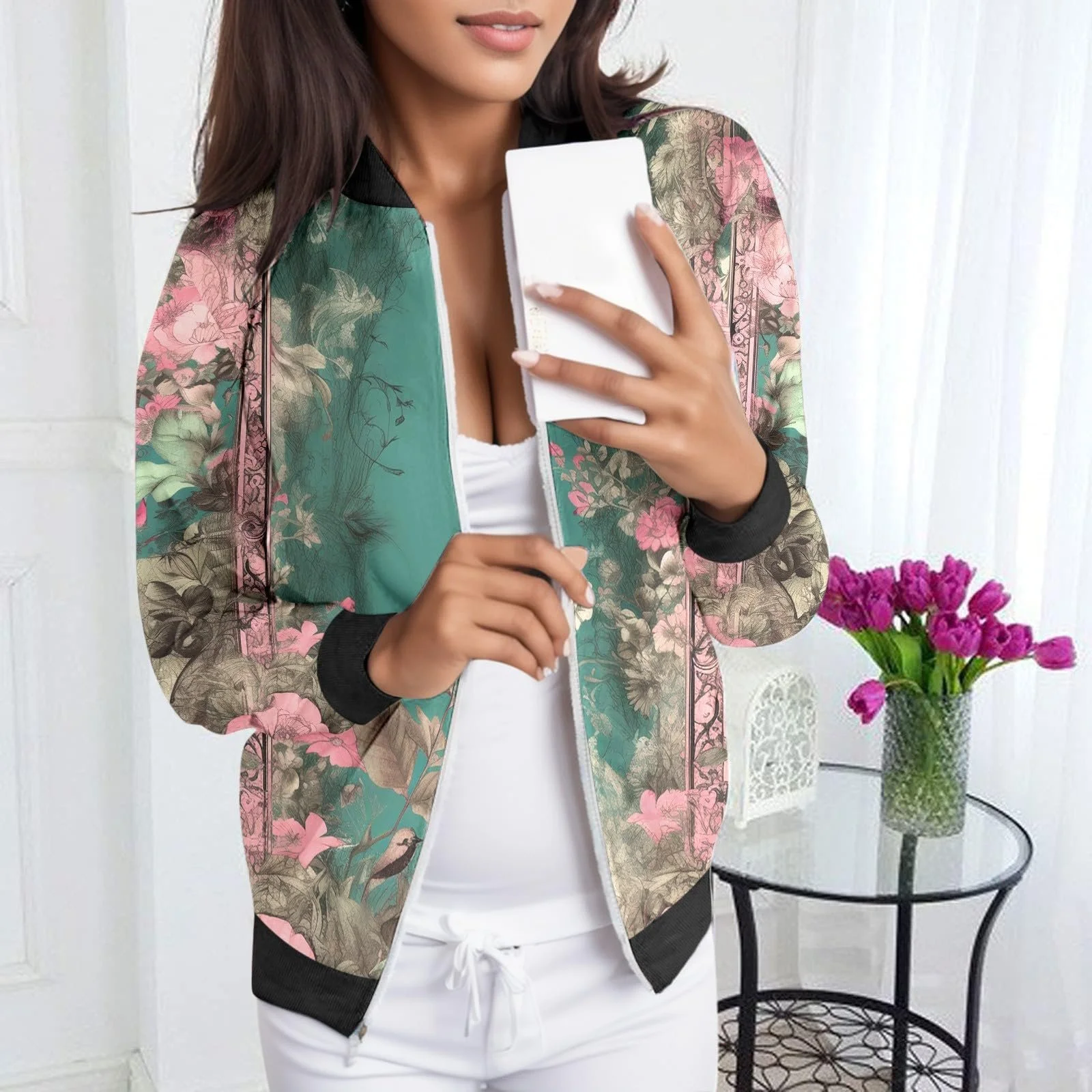 Куртка-бомбер Жіноча, фото №3 Куртка-бомбер Жіноча, фото №3