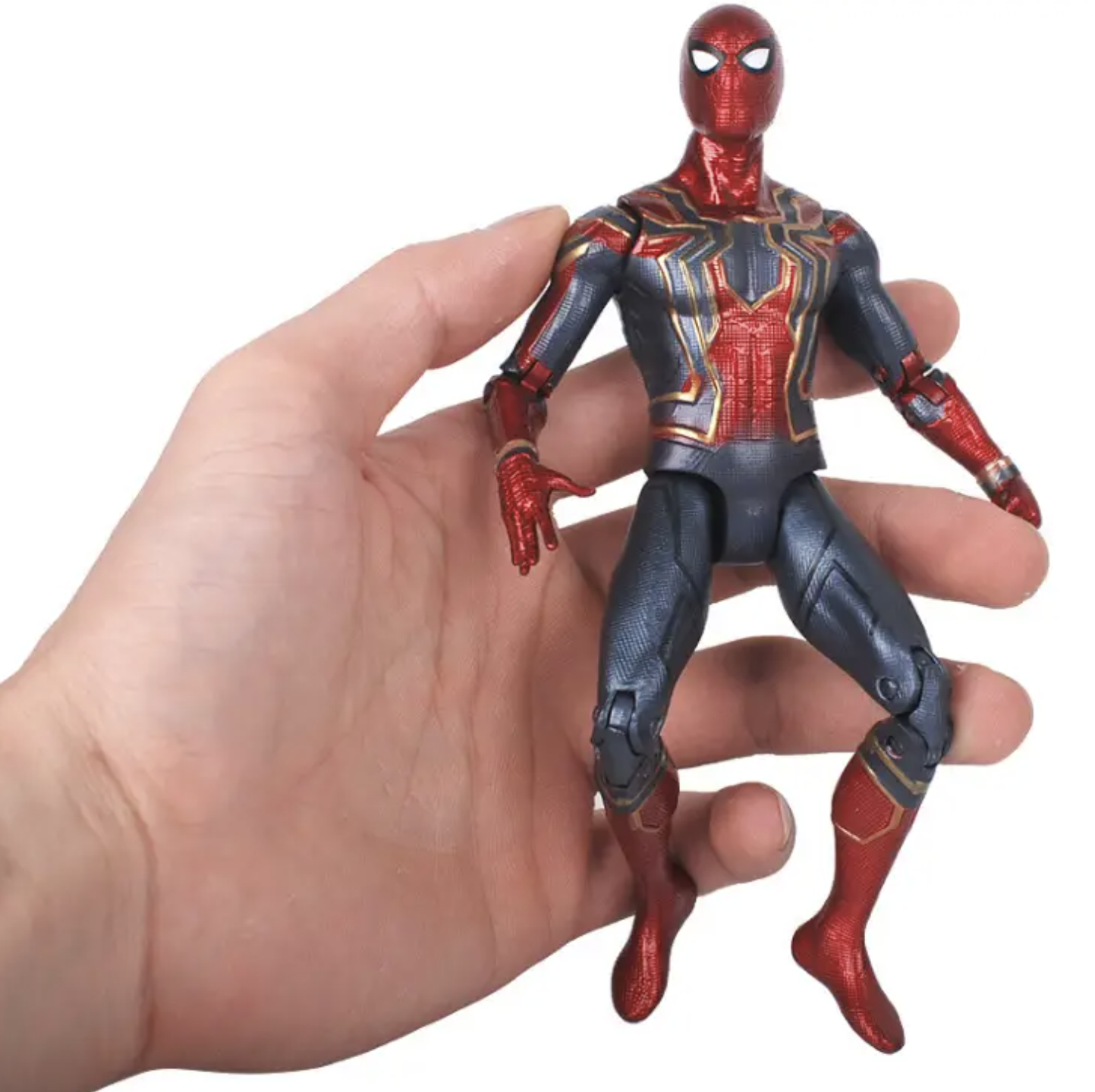 Фигурка Человек-паук из к\ф Мстители «Война Бесконечности», 17 см - Spider-Man, Avengers Infinity War, Marvel, фото №4 Фигурка Человек-паук из к\ф Мстители «Война Бесконечности», 17 см - Spider-Man, Avengers Infinity War, Marvel, фото №4