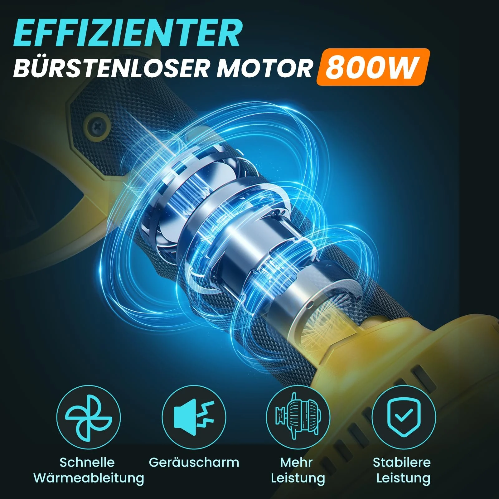 Акумуляторний секатор 50 мм Professional Electric з РК-дисплеєм та 2 x 21 V 2000 mAh акумуляторами, фото №4