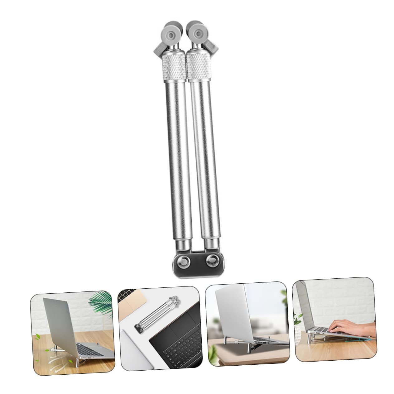 Регульована підставка для ноутбука SOIMISS Aluminium Legierter, портативна складана, фото №7