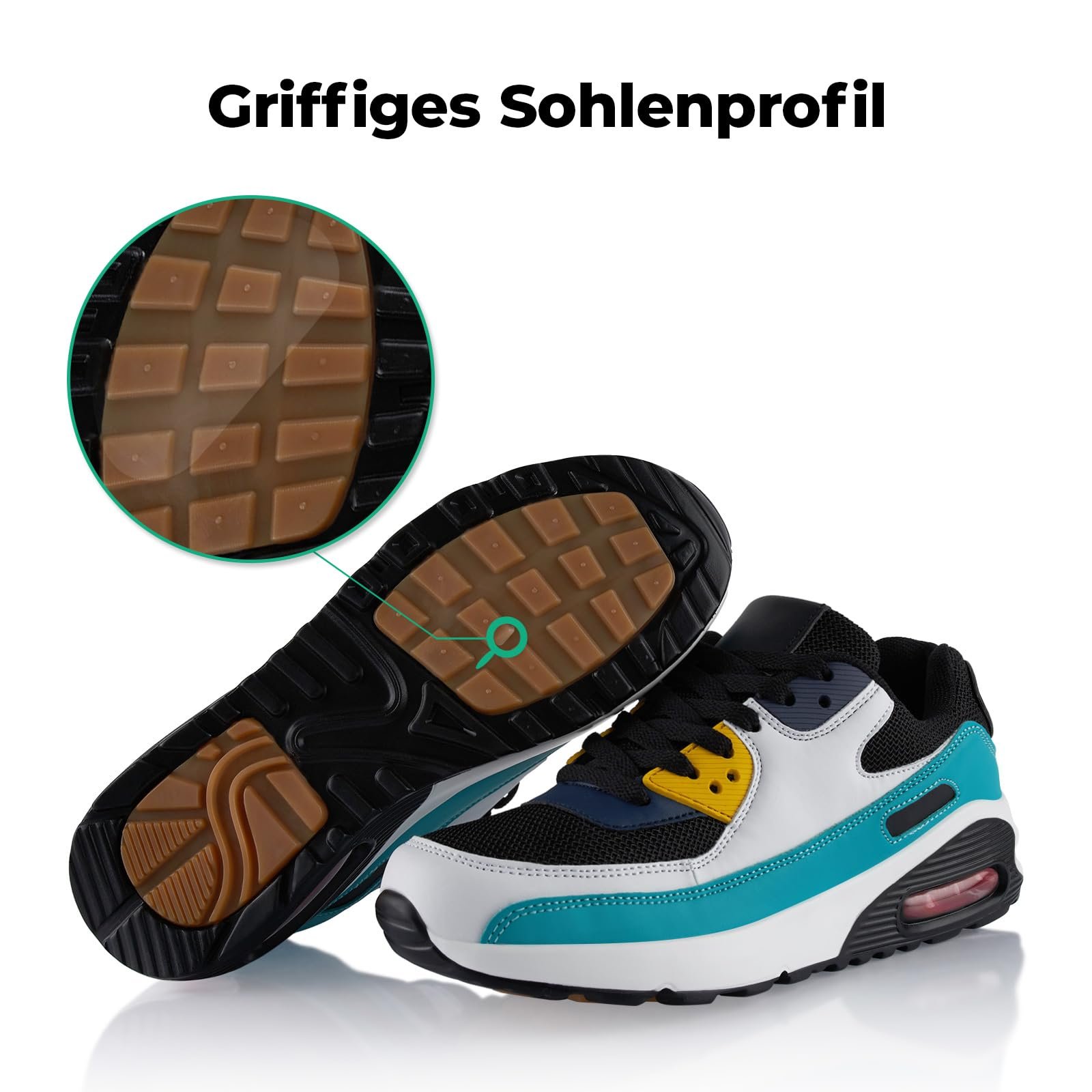 Кросівки Fusskleidung Унісекс Амортизовані спортивні Легкі бігові, фото №4