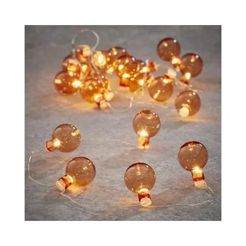 Гирлянда Luca Lighting Лампочки орнаж 2,4 м 8718861683776, фото №1