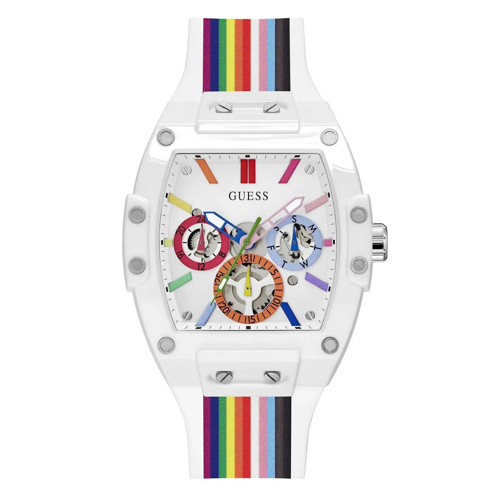 Годинник Аналоговий GUESS GW0720G1 Чоловічий Кварцовий з Силіконовим Ремінцем, фото №1