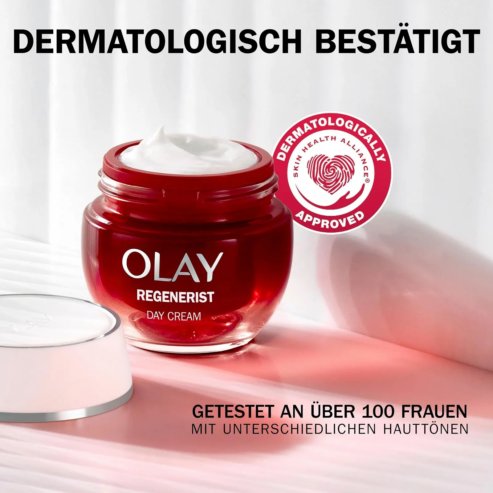 Денний крем Olay Regenerist Face Moisturiser Anti-Ageing з ніацинамідом та пептидами 50 мл, фото №6