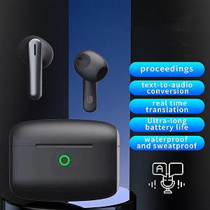 Навушники для перекладу в реальному часі, Двосторонні Bluetooth 5.3 та додатком, 144 мови synthetic.ua - Фото 1