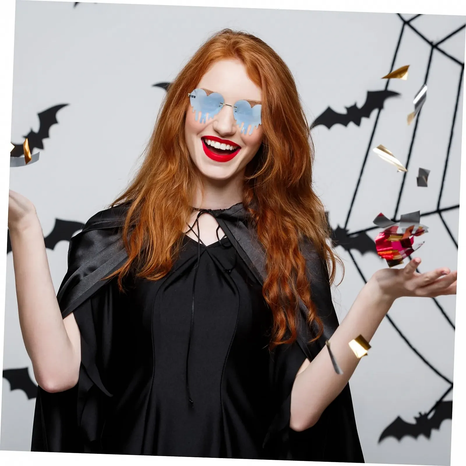 Солнцезащитные очки PACKOVE, 2 шт, Без оправы, Облако, Голубой, фото №3