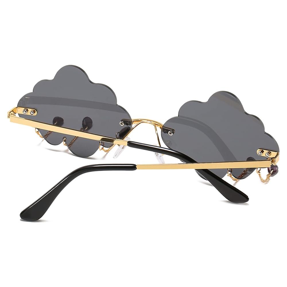 Солнцезащитные очки Без оправы CENPEK Облако Ретро, фото №3