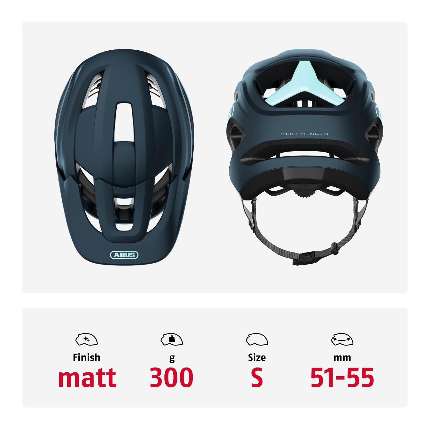 Шлем ABUS Cliffhanger MTB, велосипедный шлем для сложных трасс, с большими вентиляционными отверстиями и системой ремней TriVider, для мужчин и женщин, фото №3