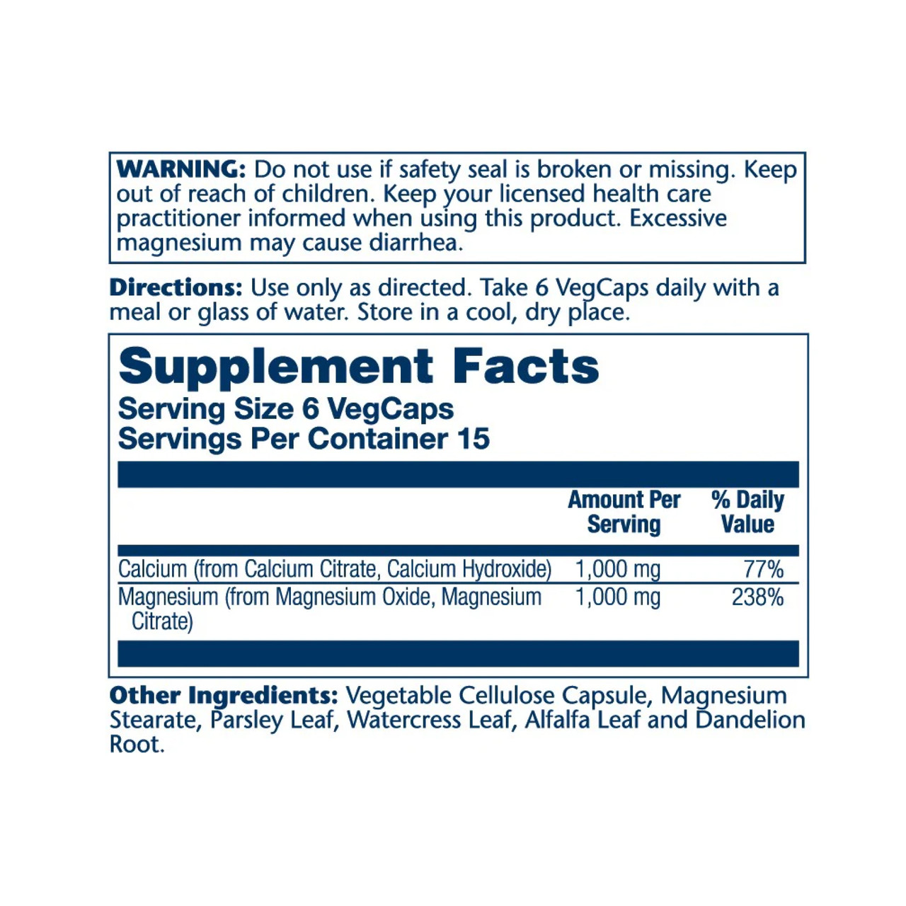 Calcium Magnesium Citrate 90 vcaps, фото №2