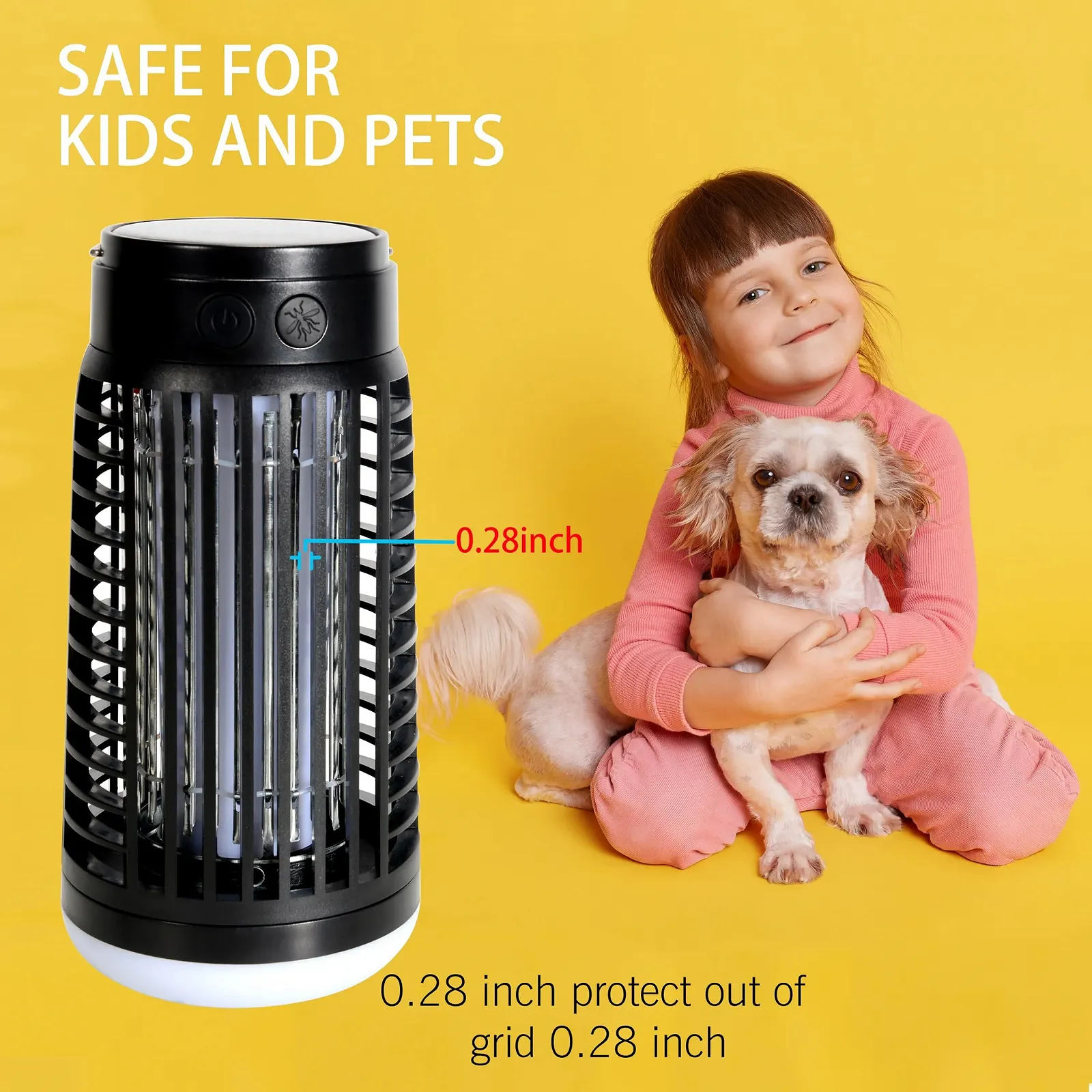 Пастка для комарів UV USB & Solar Powered 1 шт. Blue, фото №3 Пастка для комарів UV USB & Solar Powered 1 шт. Blue, фото №3
