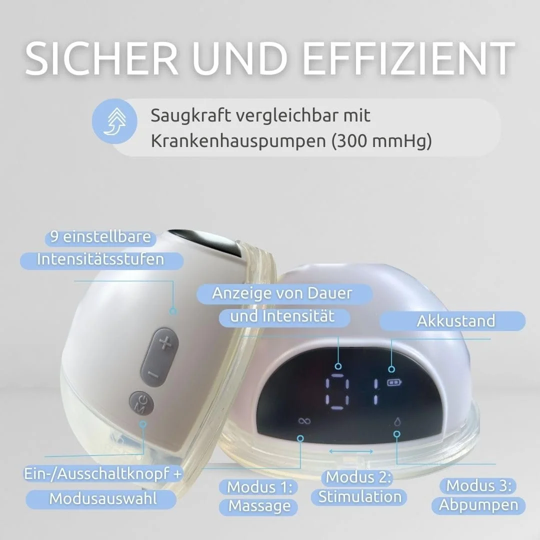 Електричний молоковідсмоктувач Emy Pump Hands-Free 4 розміри воронок LED-екран 3 режими 9 рівнів, фото №5 Електричний молоковідсмоктувач Emy Pump Hands-Free 4 розміри воронок LED-екран 3 режими 9 рівнів, фото №5