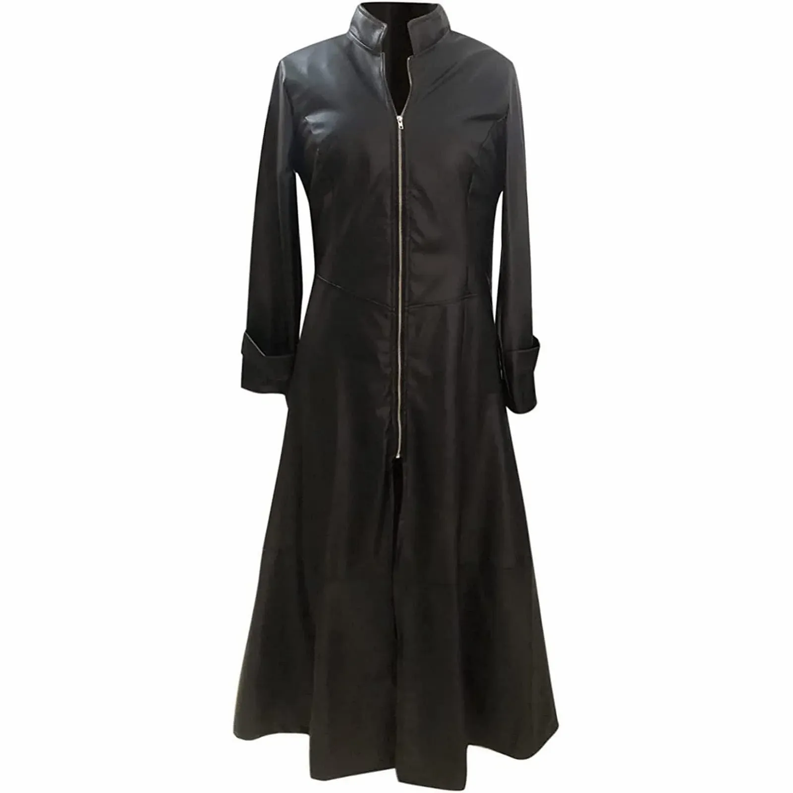 Тренч Hebezn Кожаный ПВХ Женский, фото №2