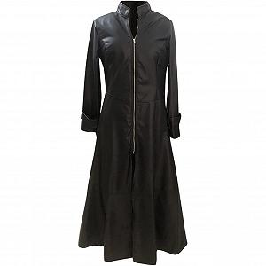 Тренч Hebezn Шкіряний ПВХ Жіночий synthetic.ua - Фото 1