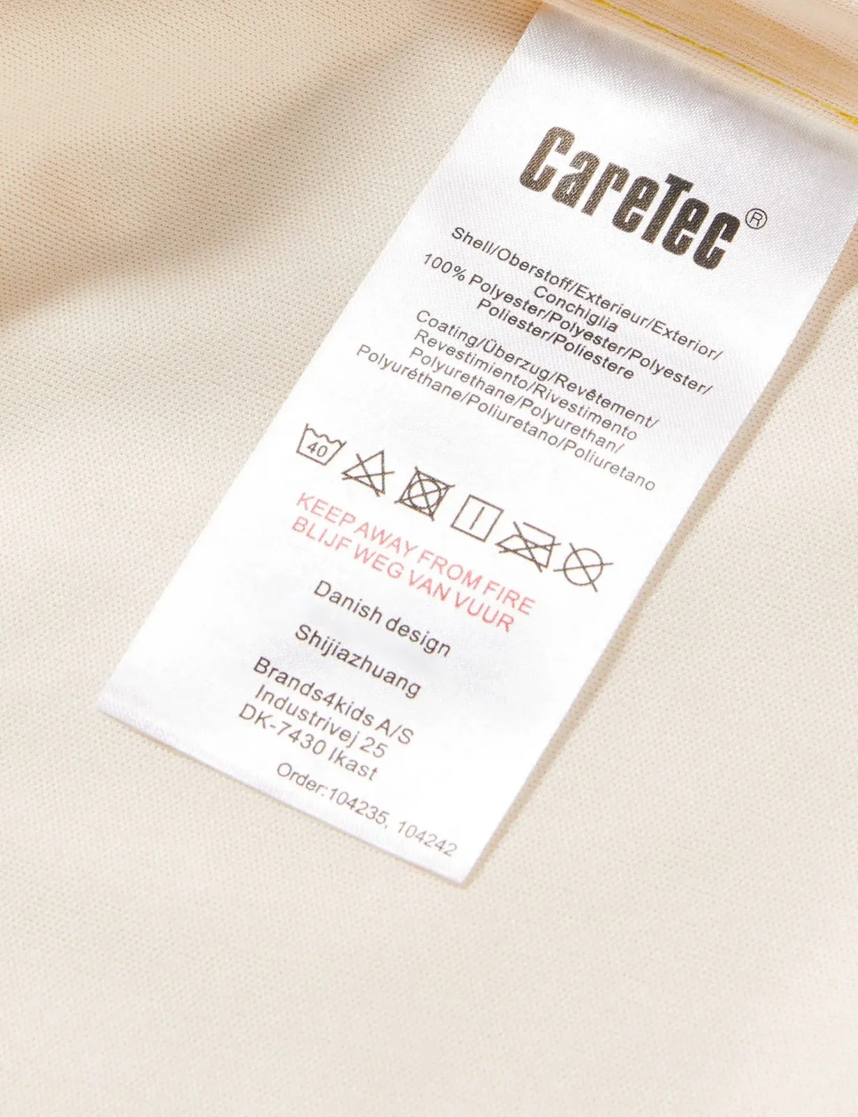 Дитяча дощова куртка CareTec без підкладки, фото №6