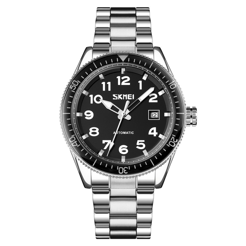 Годинник Skmei 9232SSIBK Silver/Black-steel strap, фото №1