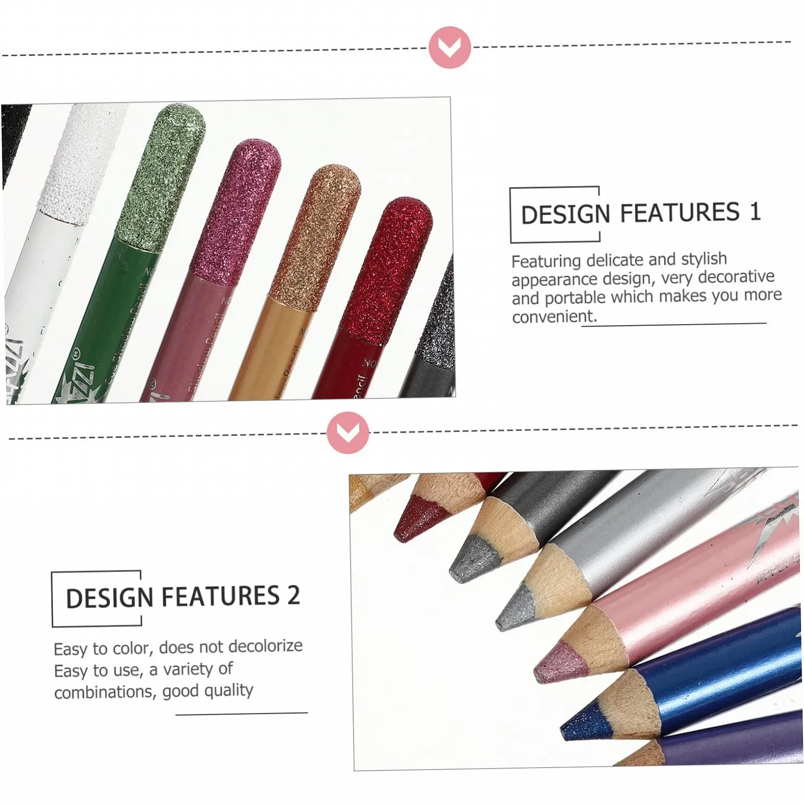 Олівець для очей FRCOLOR Перламутрові, фото №4 Олівець для очей FRCOLOR Перламутрові, фото №4