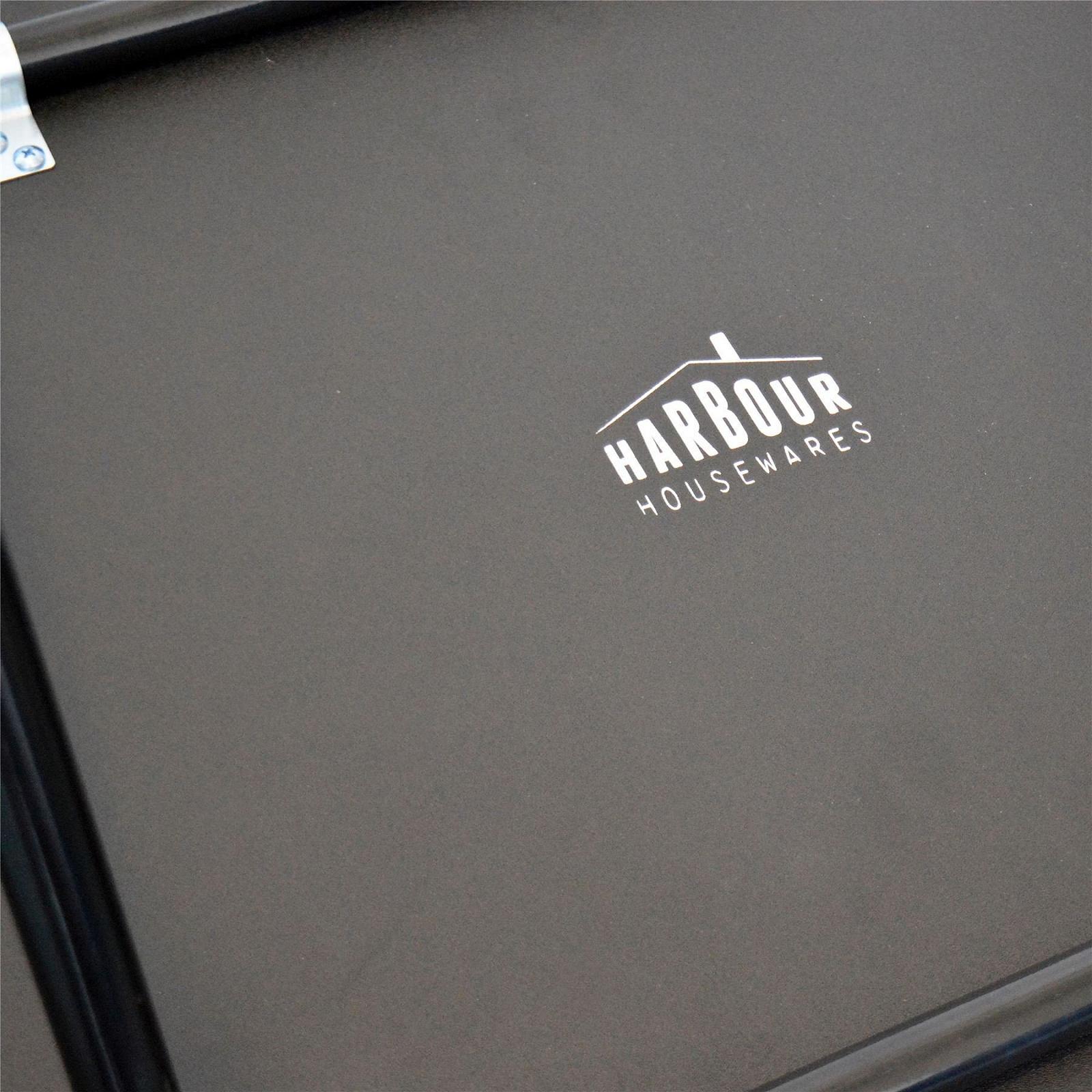 Стол для ноутбука/компьютера Harbour Housewares Складной Дерево Черная рама/Черная столешница, фото №5