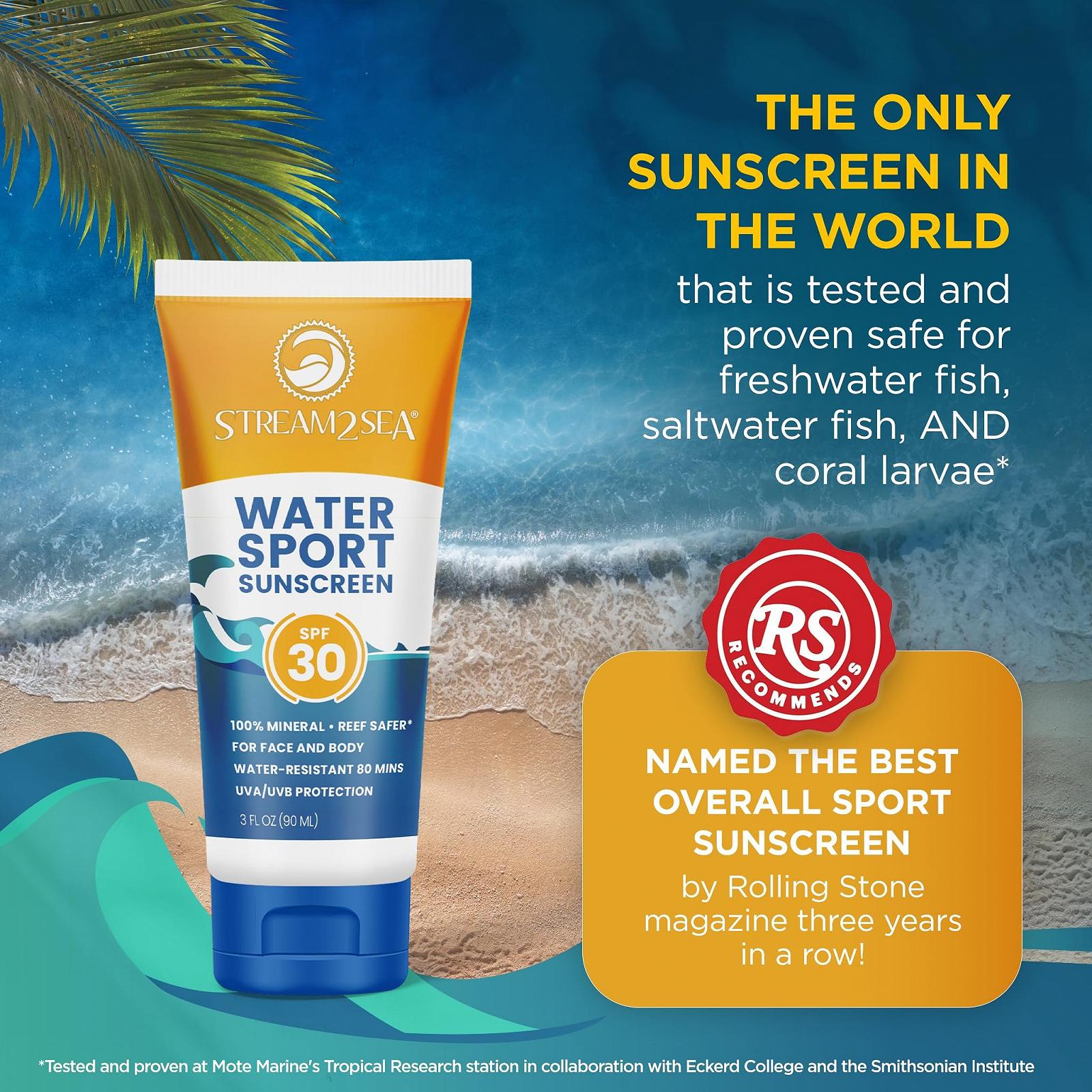 Солнцезащитный крем Stream2Sea Sport SPF 30 для тела, фото №5