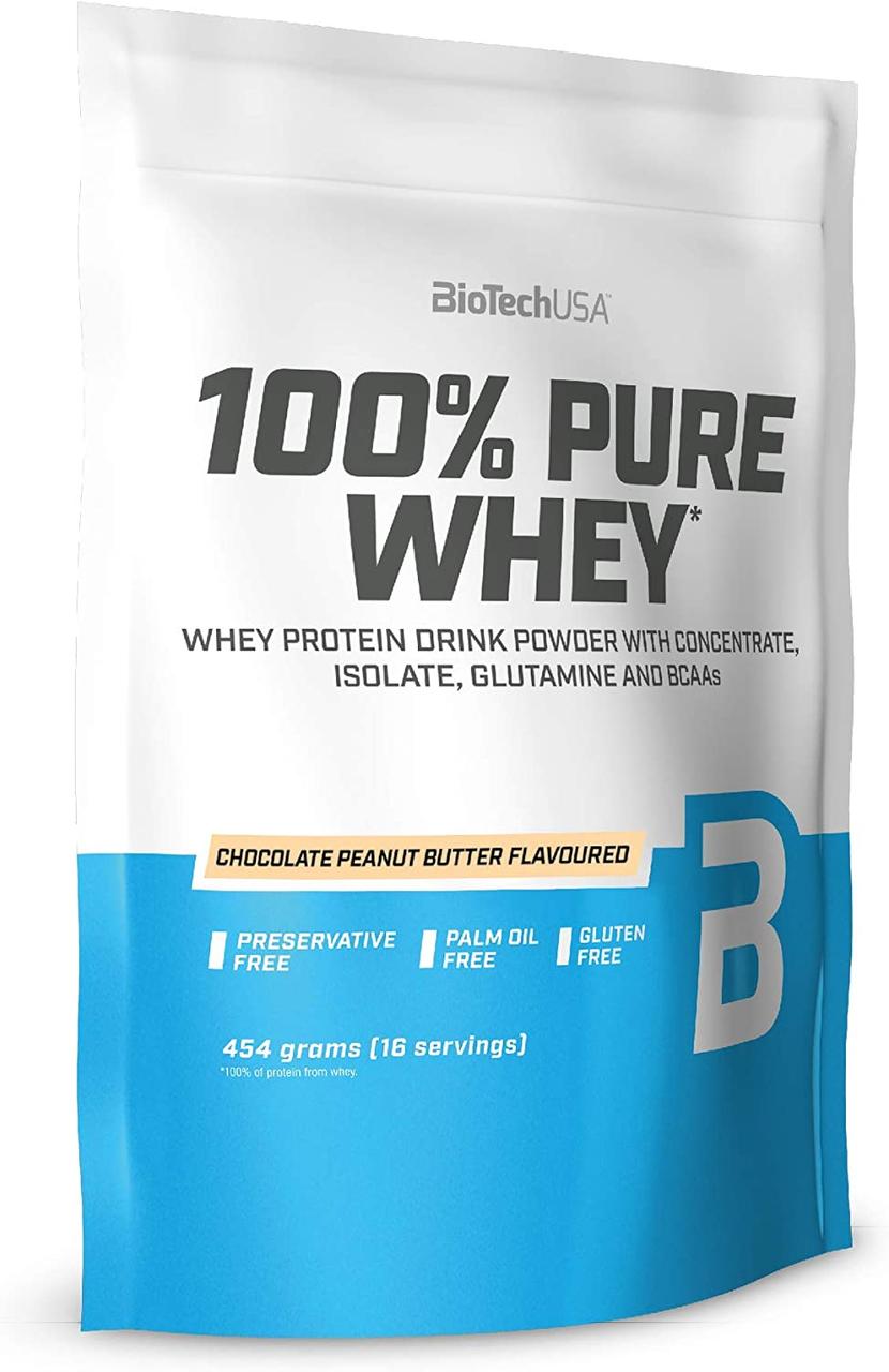 Протеин 100 Pure Whey 454 g Chocolate-peanut butter, фото №1 Протеин 100 Pure Whey 454 g Chocolate-peanut butter, фото №1