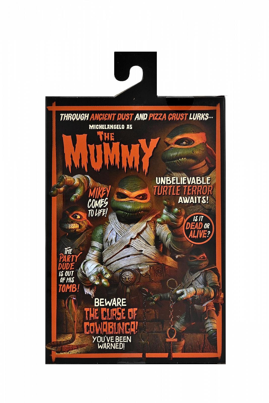 Фігурка NECA Черепашки-ніндзя Мікеланджело Мумія Universal Monsters H858485 Різнокольоровий, 7 дюймів, фото №3