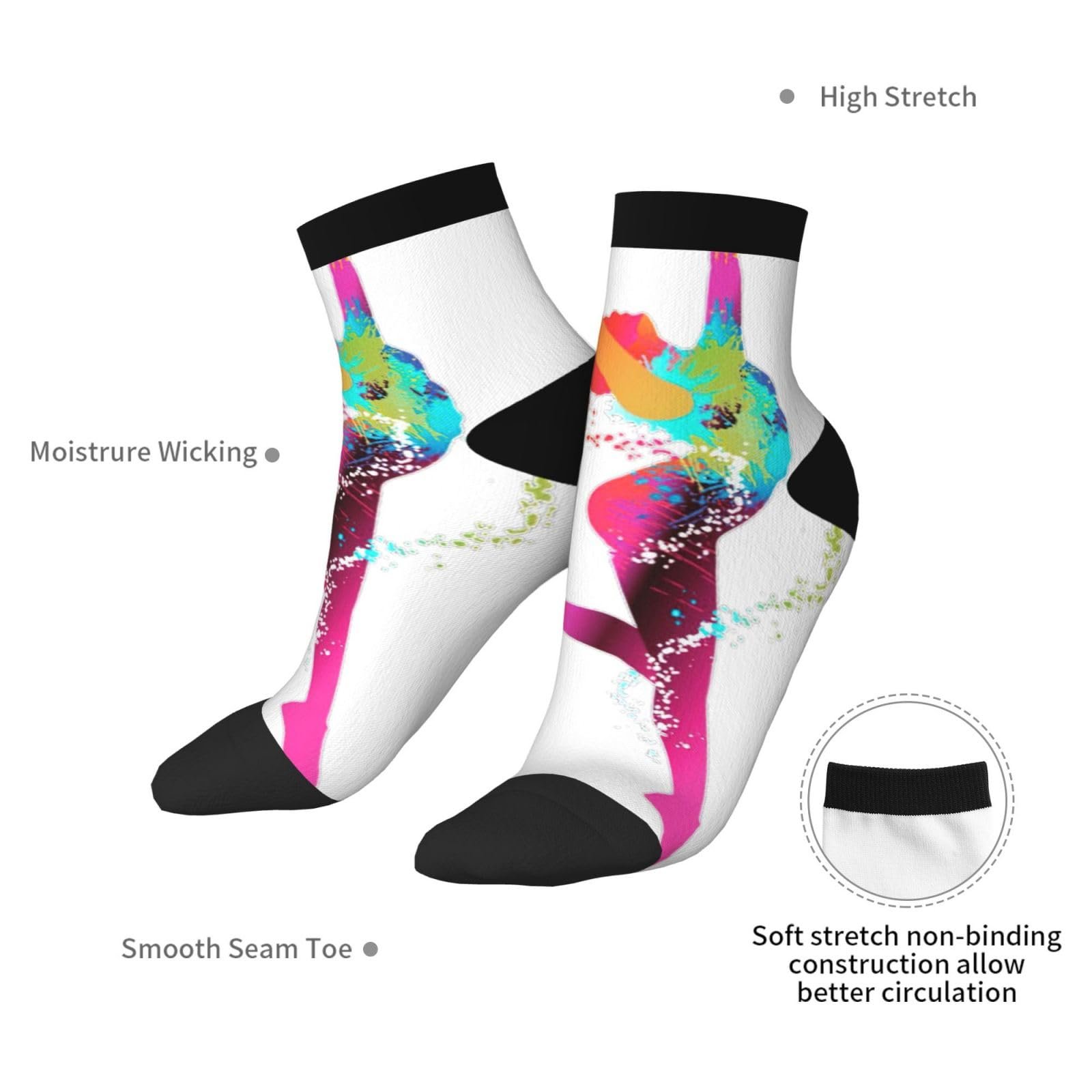 Носки SSIMOO Модные женские, удобные носки для взрослых, подходят для любого времени года, цвет: Дамы, универсальный размер, фото №7