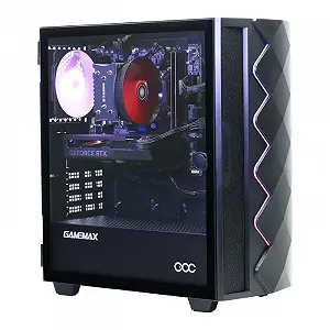 Комп'ютер Hyrican Diamond WT 6979 / AMD Ryzen 7 7700X / RAM 32GB / SSD 1TB / HDMI / LAN / Wi-Fi 5 / Windows 11 / Black - Фото 1