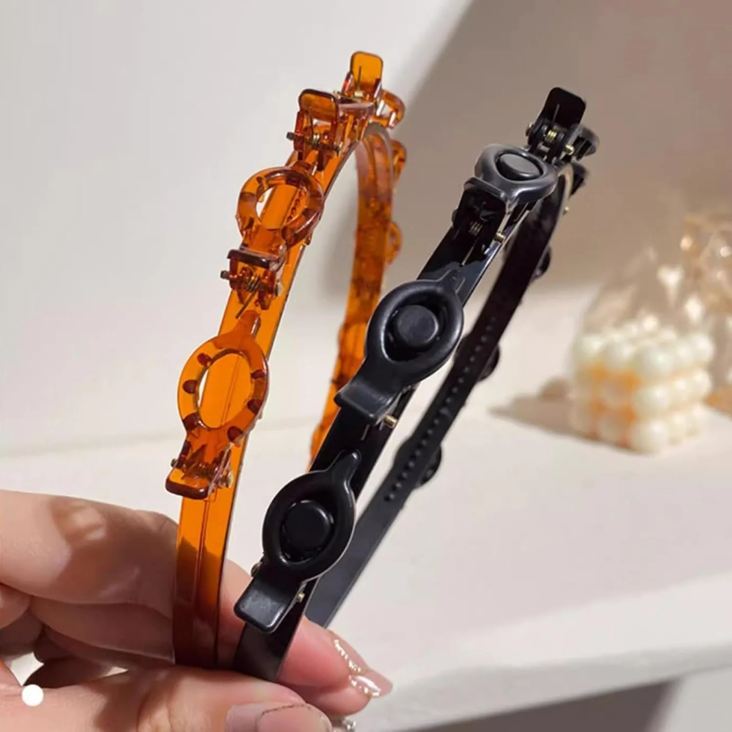 Обруч для волос с клипсами (2 шт.), фото №3