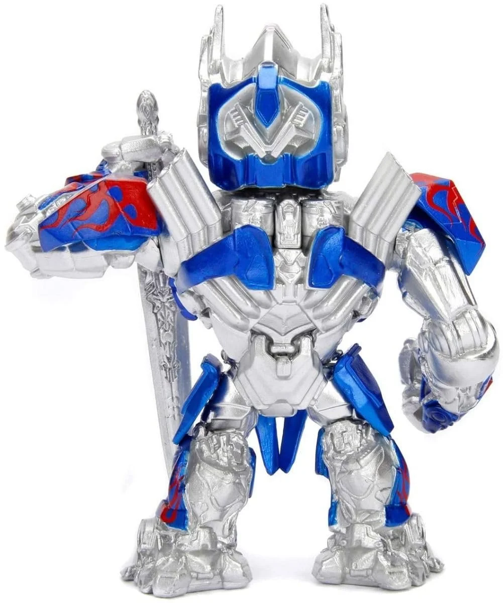 Колекційна фігурка Jada Toys Transformers Optimus Prime 253111002 10 см лита Сріблястий/Синій, фото №4