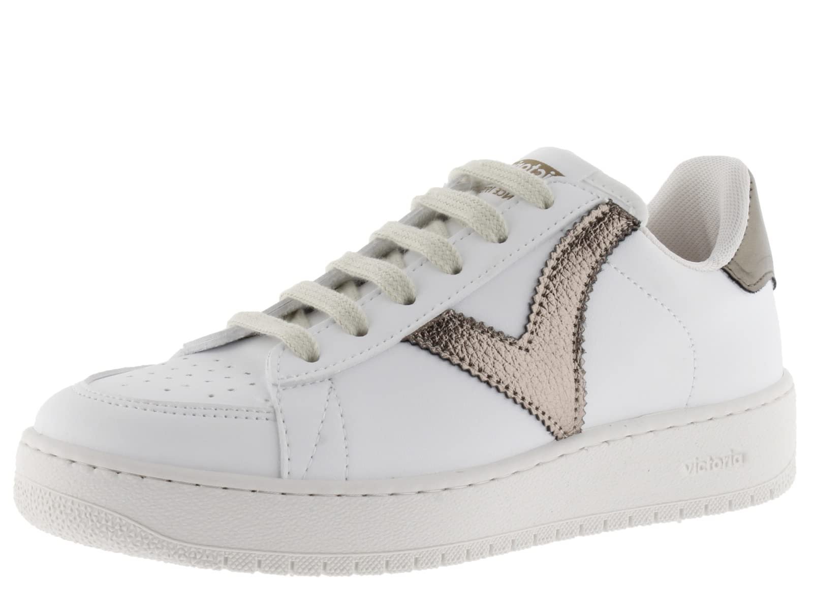 Кросівки Victoria Madrid, унісекс, з ефектом шкіри та контрастними кольоровими деталями, модель 1258201, фото №1